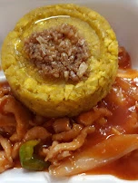 Pollo Enchilado Con Mofongo